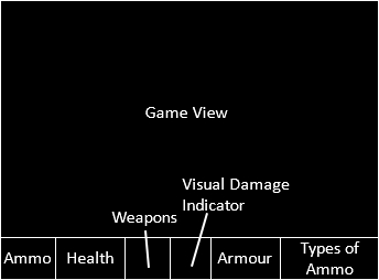 DOOM UI Wireframe Iteration 1