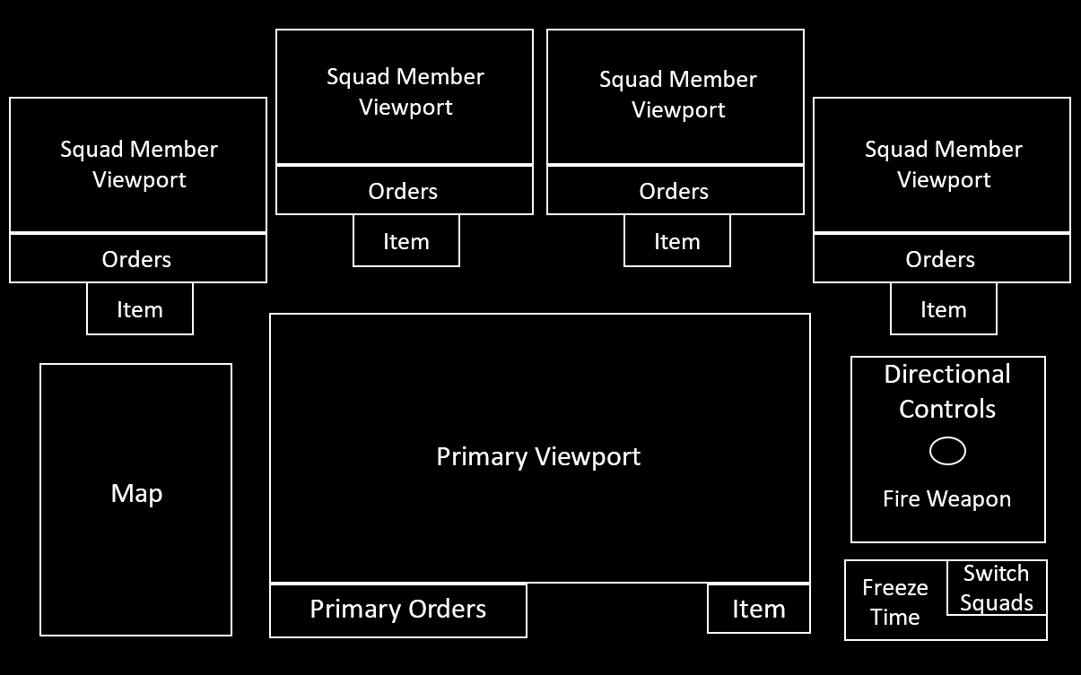 Space Hulk Terminator UI Wireframe Iteration 1